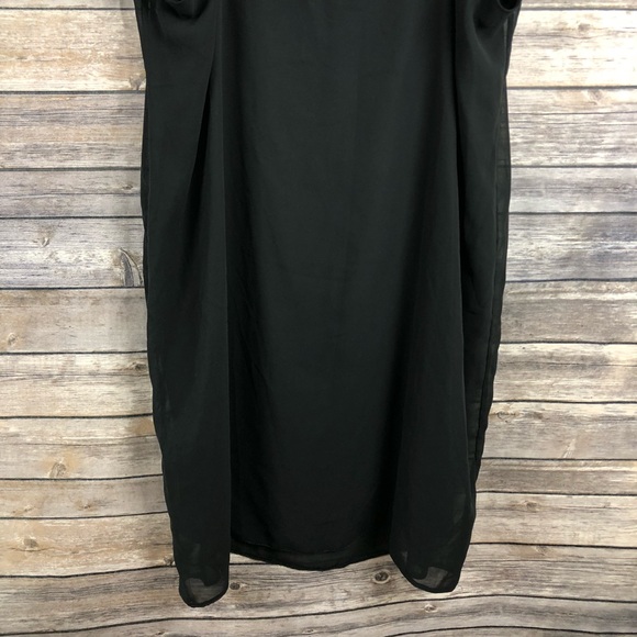 ASOS black spaghetti strap sleeveless slip dress - Picture 5 of 6